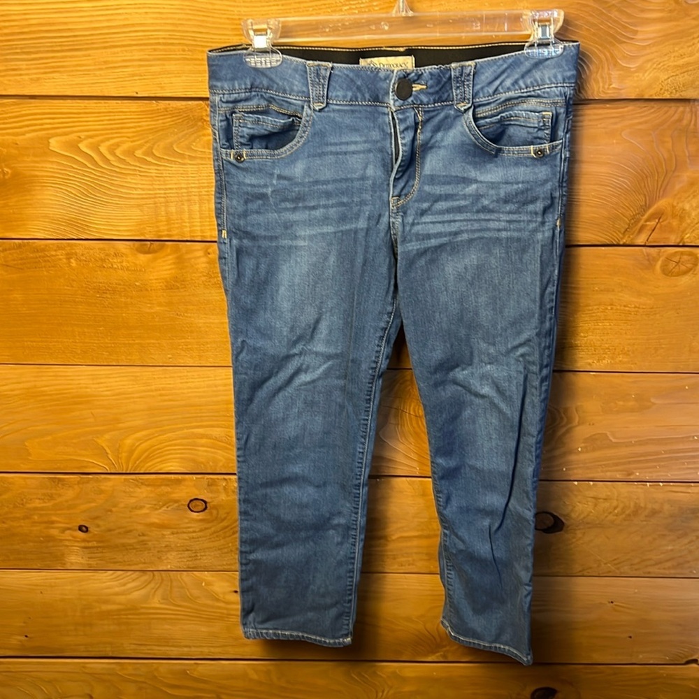 Democracy Jeans Womens Ab Solution Stretch elastic waist Comfort 10 casual denim